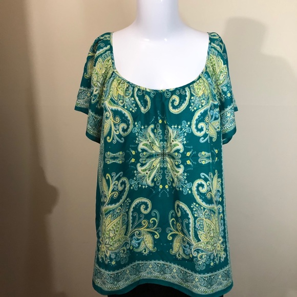 Ann Taylor Loft Short Sleeve Top - Picture 1 of 3